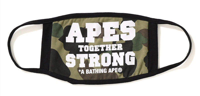 BAPE 1st Camo ATS Mask Green