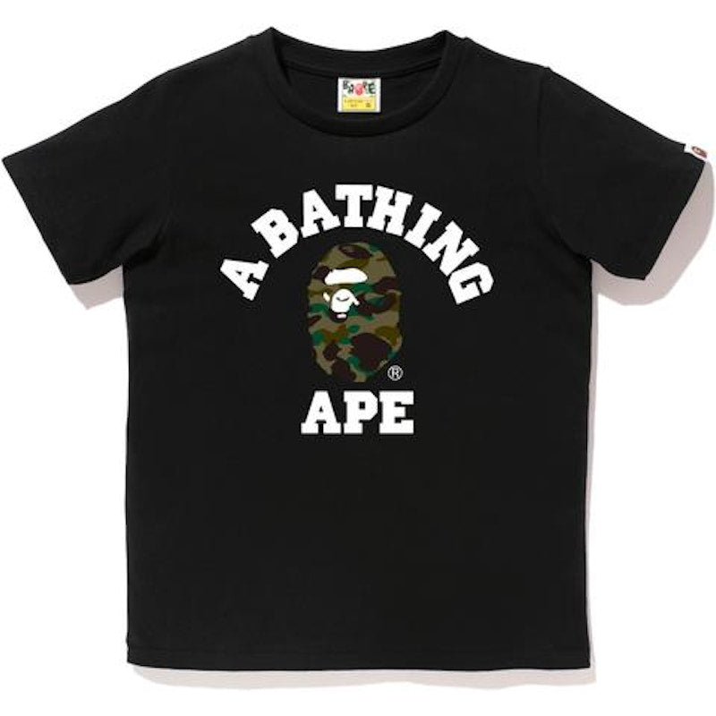 BAPE 1st Camo College Tee Tee (Ladies) Black/Green