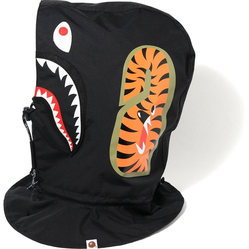 BAPE 1st Camo Shark Hoodie Mask Green/Black