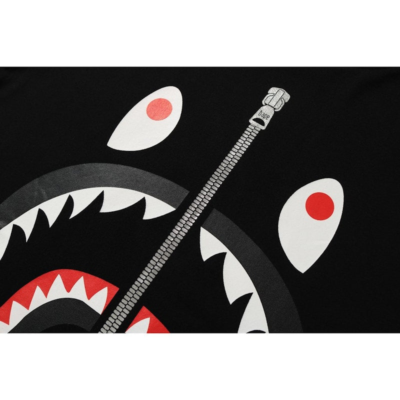 BAPE 1st Camo Shark LS Tee Black/Yellow
