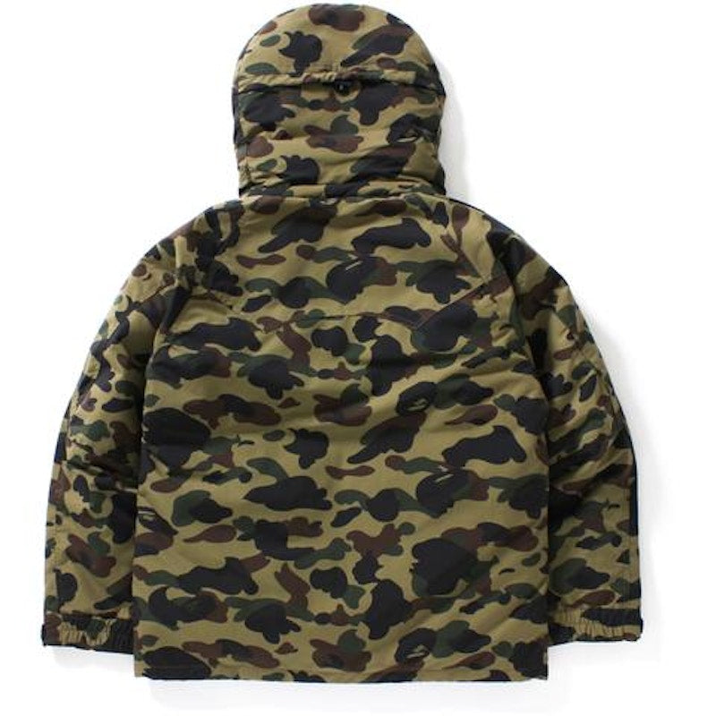 BAPE 1st Camo Snow Board Down Jacket M Green