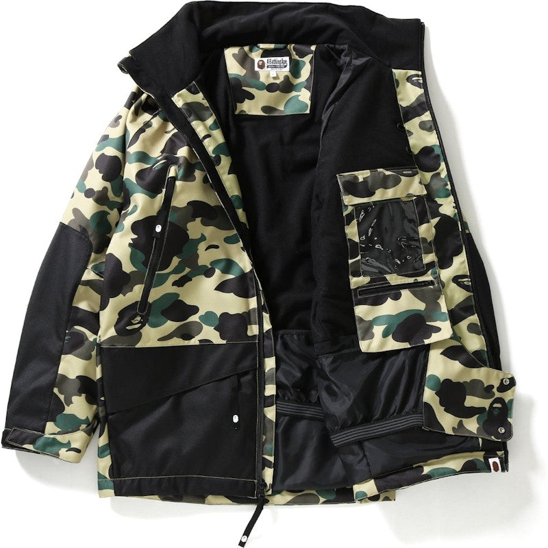 BAPE 1st Camo Snow Board Jacket Type 1 1 Yellow