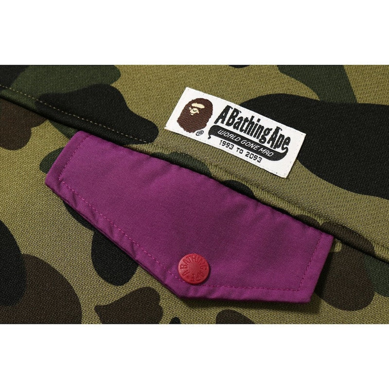BAPE 1st Camo Wide Sweater Green