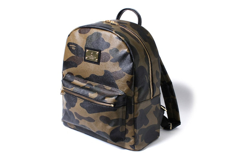 BAPE 1st Camo Backpack Green