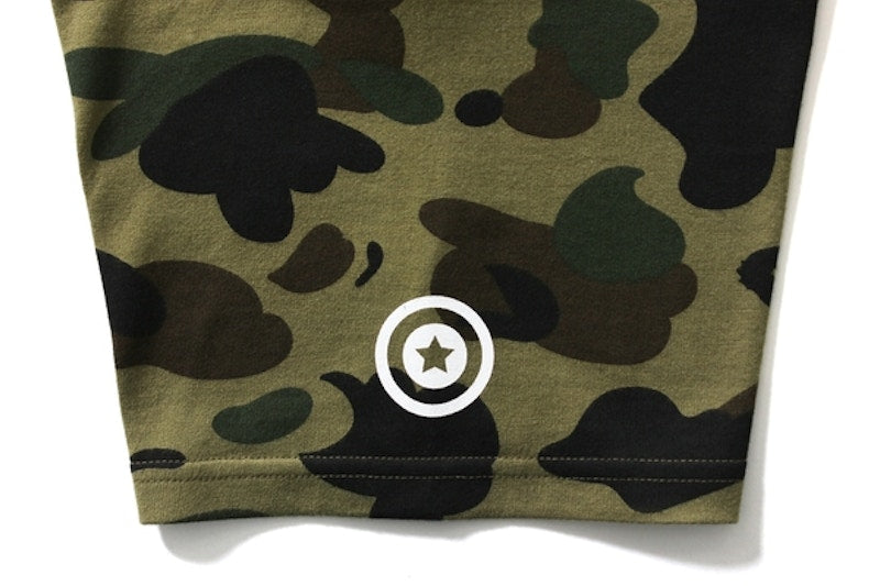 BAPE 1st Camo Big Shark Tee(Shark 8) Green