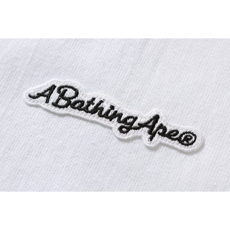 BAPE A Bathing Ape Patch Tee Tee White