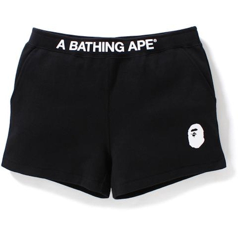 BAPE A Bathing Ape Sweat Shorts Shorts (Ladies) Black