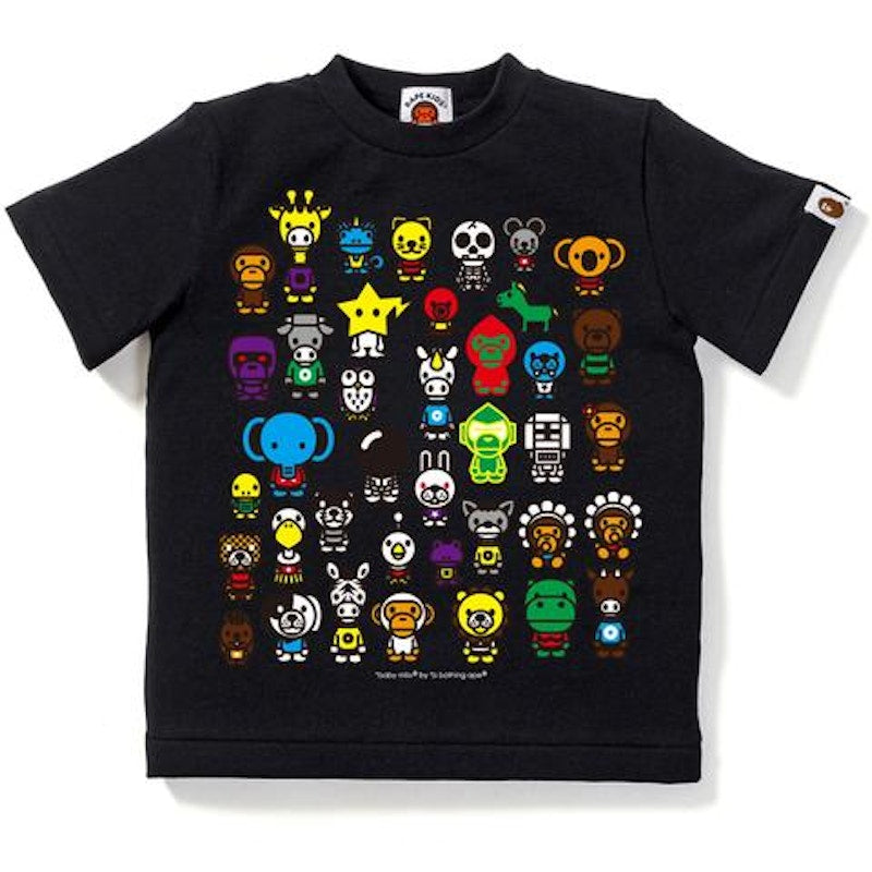 BAPE A to Z Tee Tee (Kids) Black