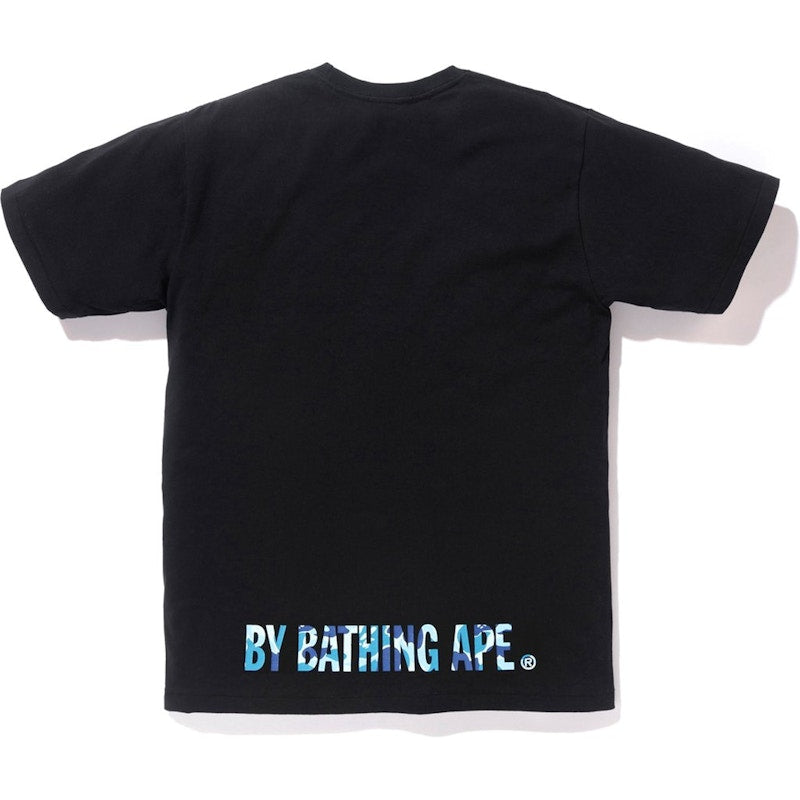 BAPE ABC Ape Face on Bapesta Tee Black/Blue