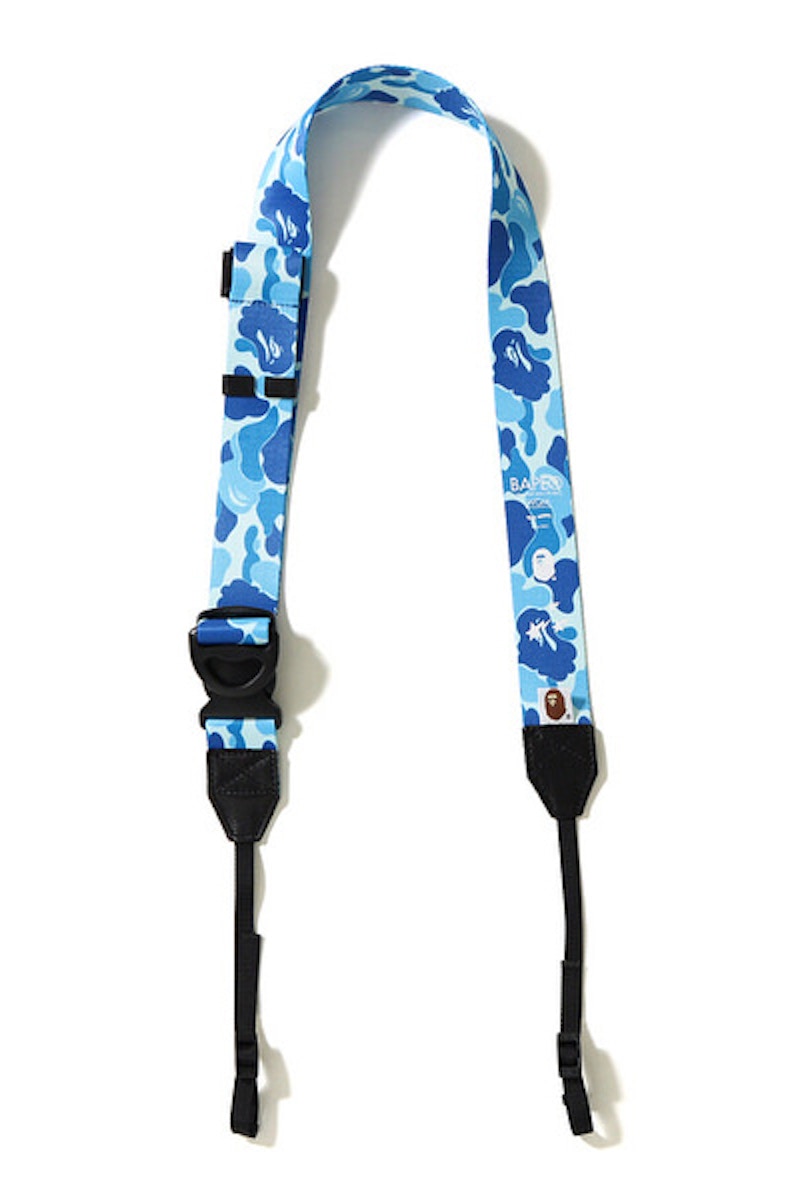 BAPE ABC Camera Wide Strap Blue