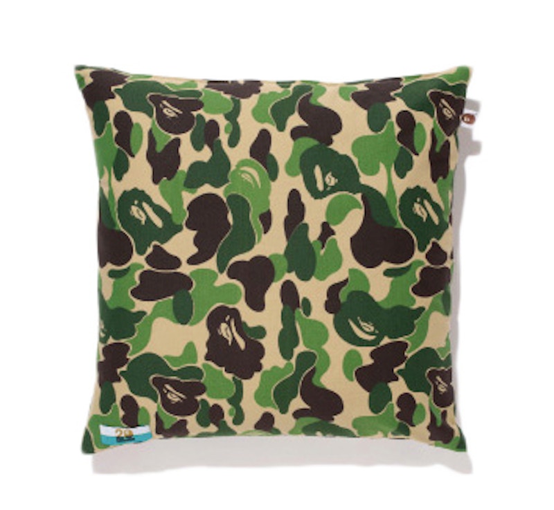 BAPE ABC Camo NW20 Beans Cushion Green
