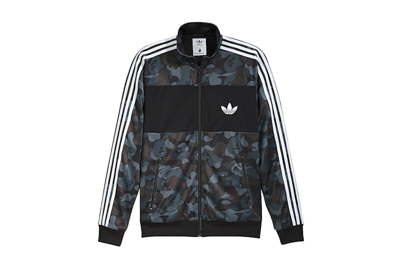 BAPE X adidas ABC Camo Track Jacket Black