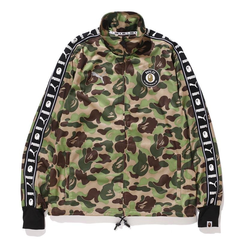 BAPE X Puma ABC Camo Training Jacket Green