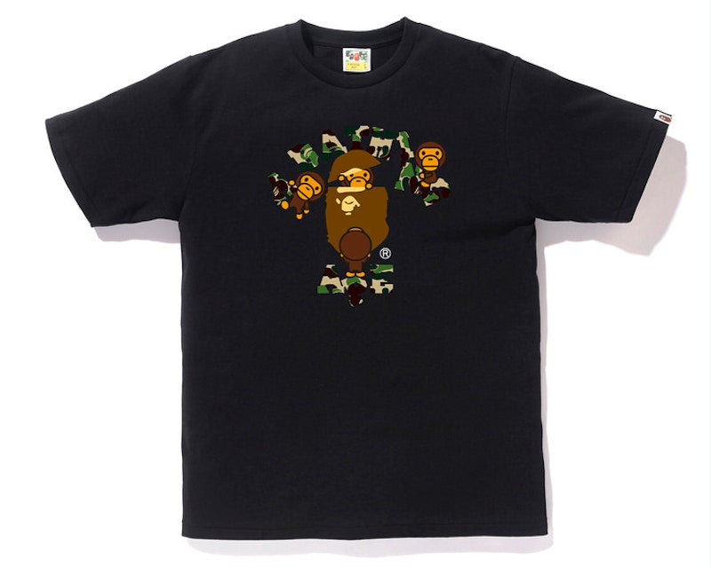 BAPE ABC College Milo Tee Black/Green