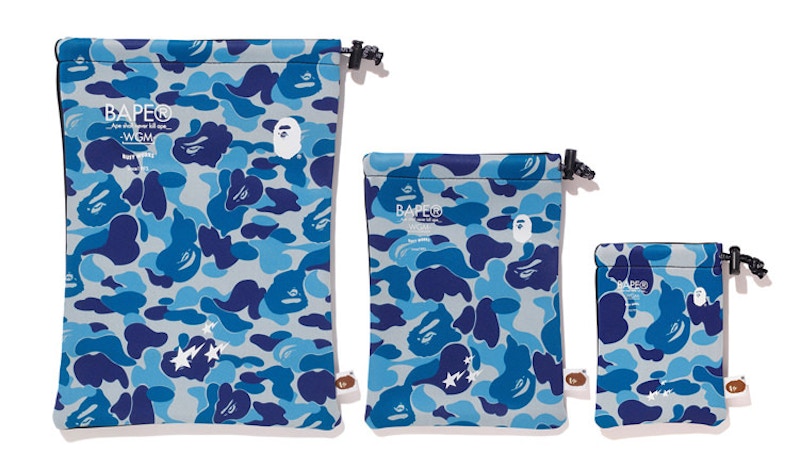 BAPE ABC Gadgets Pouch Set (SS18) Blue