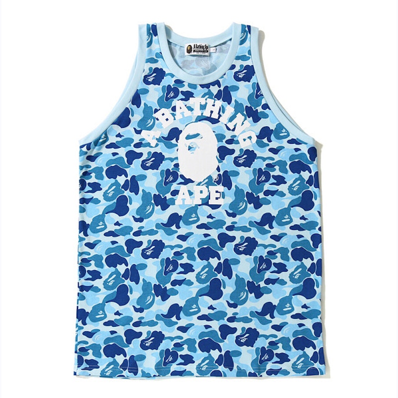 BAPE ABC Tank Top Blue
