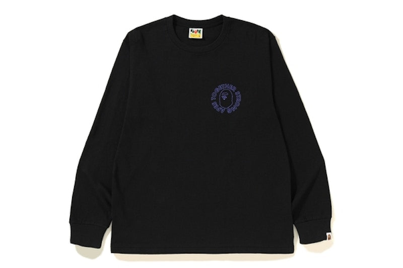 BAPE ATS Circle LS Tee Black