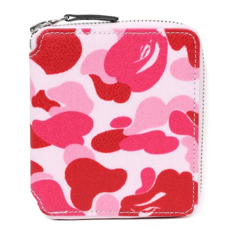 BAPE Abc Canvas Wallet (M) (M) Pink