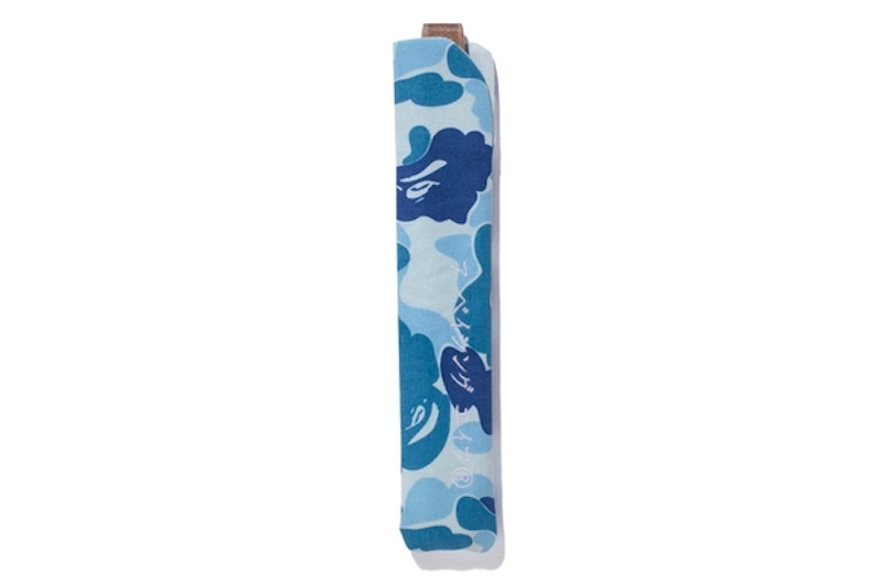 BAPE ABC Japanese Folding Fan Blue