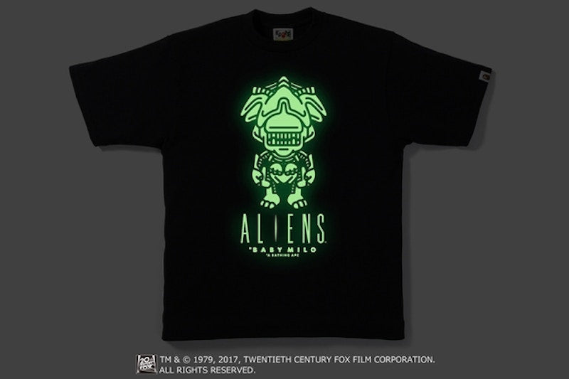 BAPE Alienaliens Alien Queen Tee Black