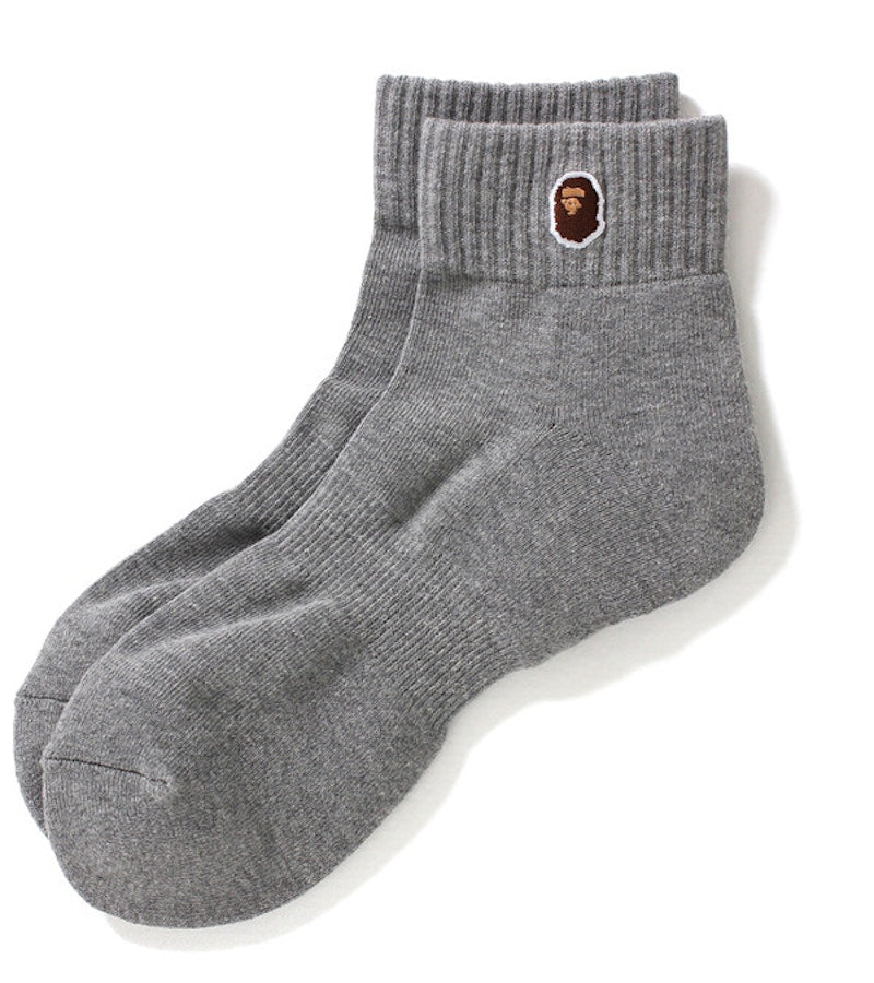 BAPE Ankle Socks Gray