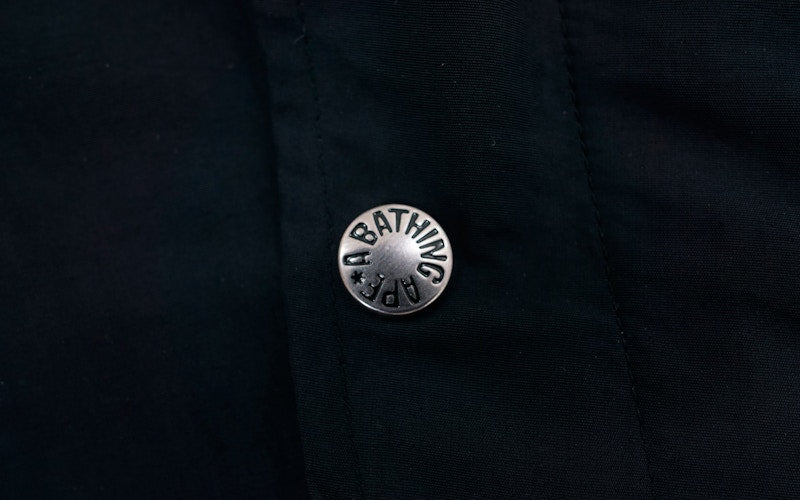 BAPE Anorak Pullover Windbreaker Jacket Black