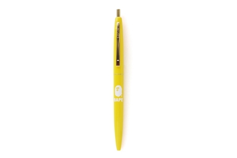 BAPE Ape Head Ball Point Pen Yellow