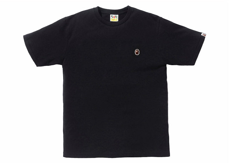 BAPE Ape Head One Point Tee Black
