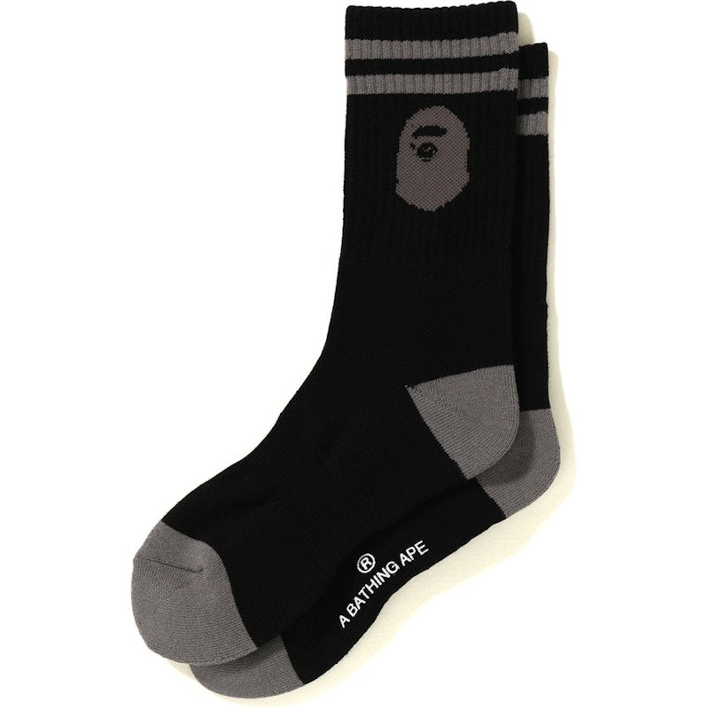 BAPE Ape Head Socks Black