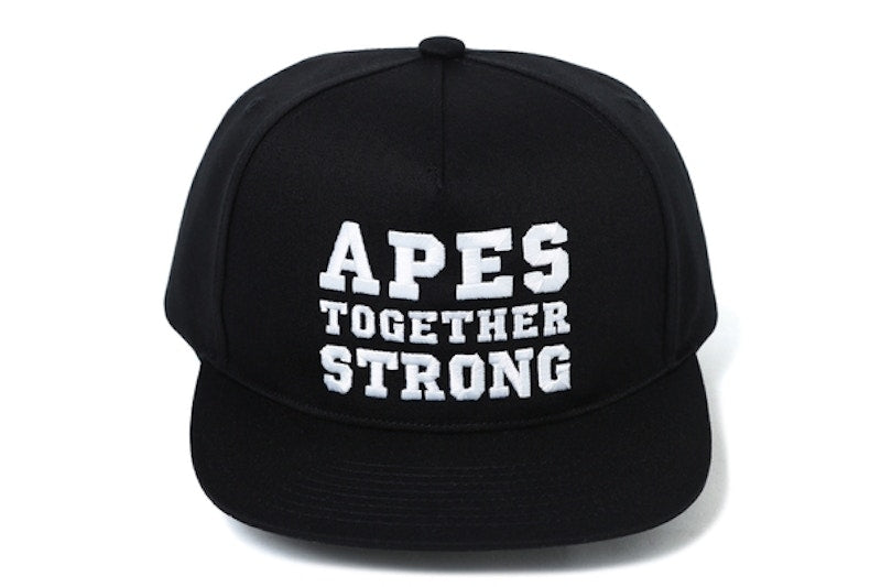 BAPE Ats Snap Back Cap Black