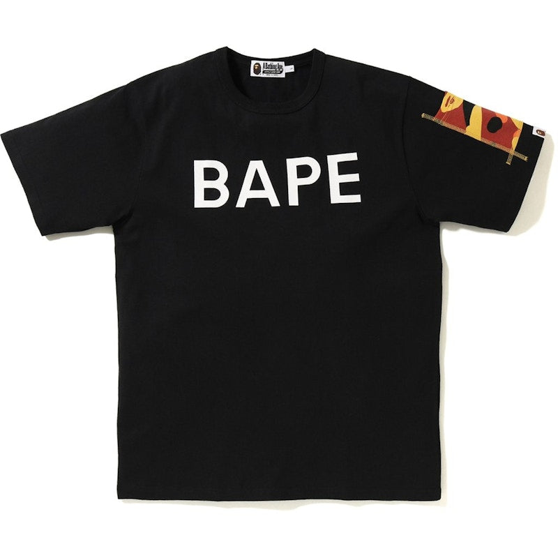 BAPE BAPE 1st Camo Sleeve Pocket Tee Black