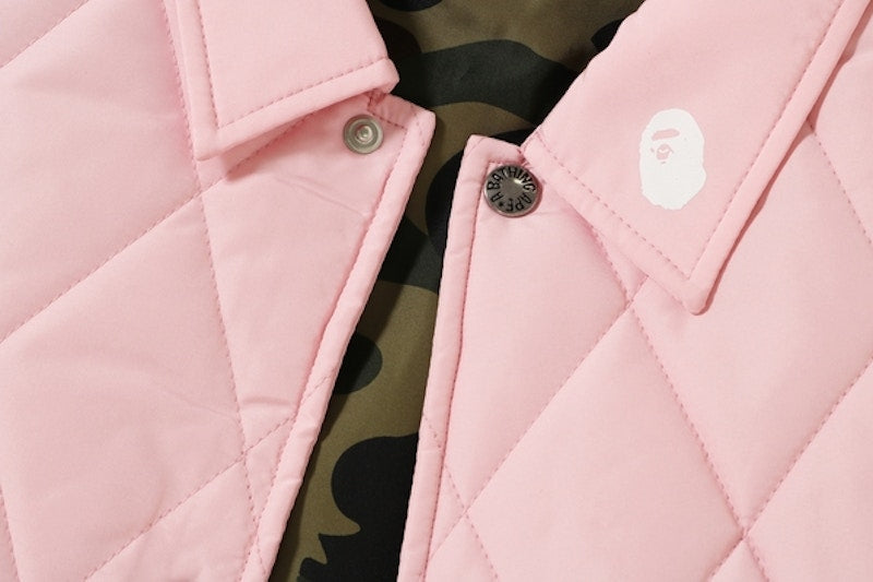 BAPE Back Pocket Wide Coach Jacket Pink