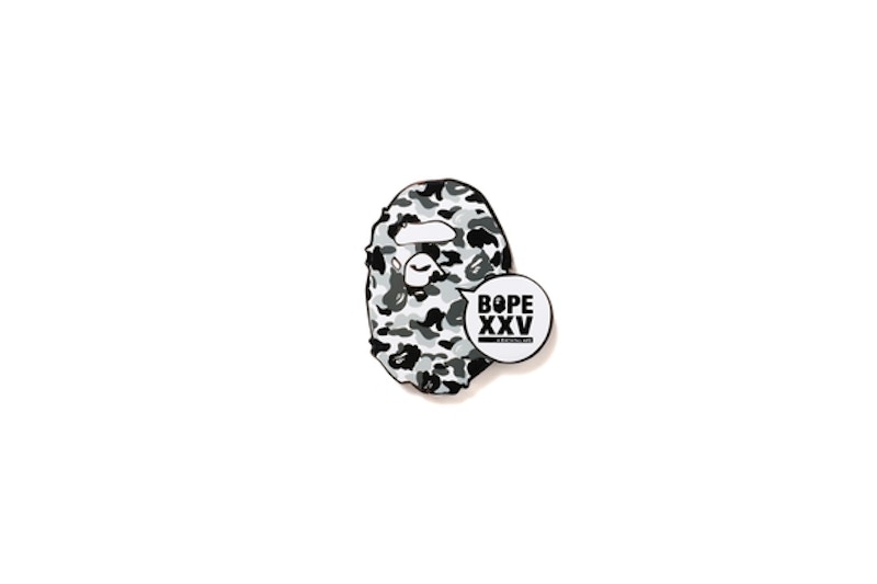 BAPE Bapexclusive Kyoto XXV Ape Head Pintrill Pins White