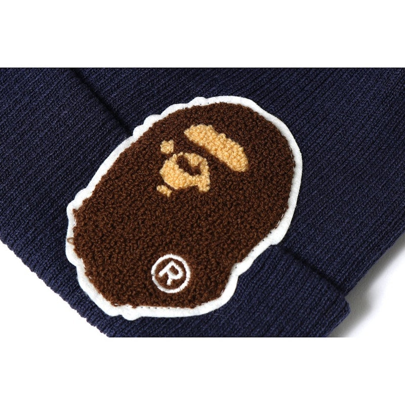 BAPE Big Ape Head Knit Cap Navy