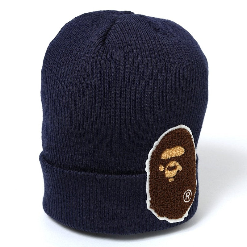BAPE Big Ape Head Knit Cap Navy