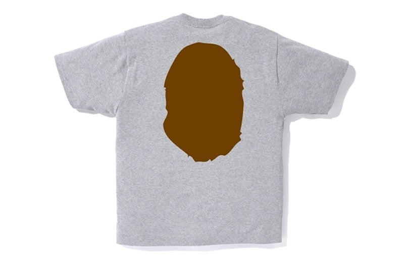 BAPE Big Ape Head Tee Gray