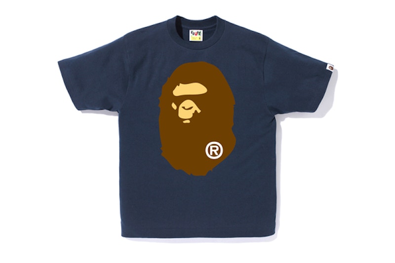 BAPE Big Ape Head Tee Navy