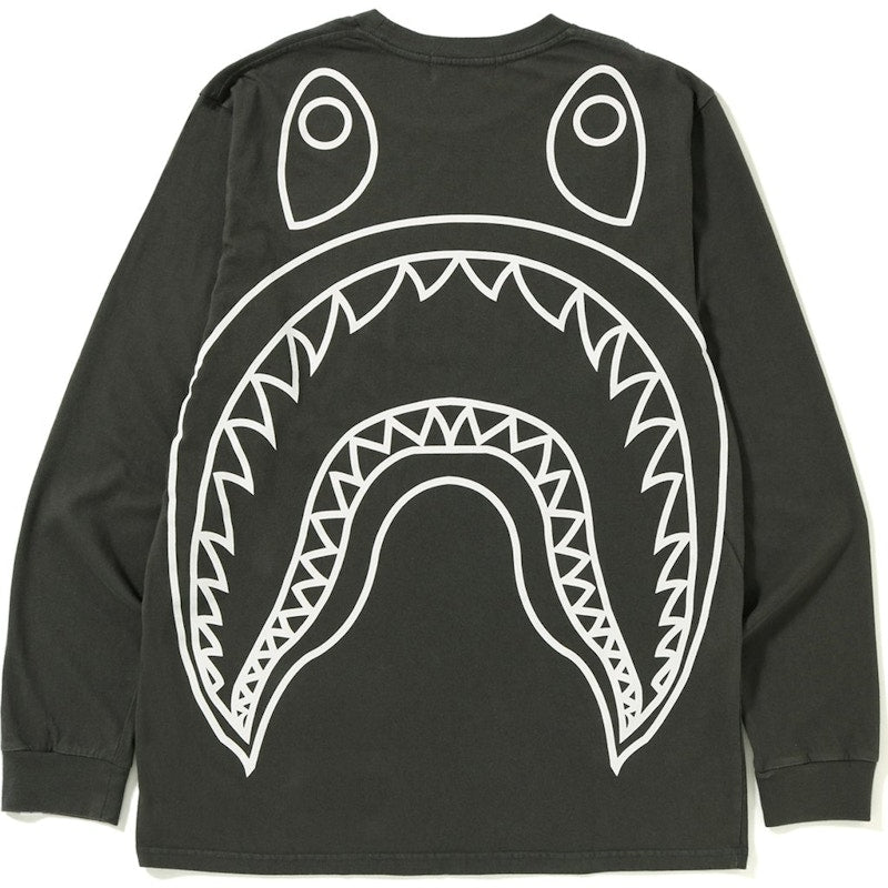 BAPE Big Shark Vintage L/S Tee Black