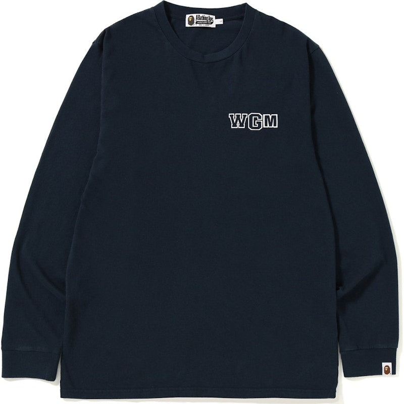 BAPE Big Shark Vintage L/S Tee Navy