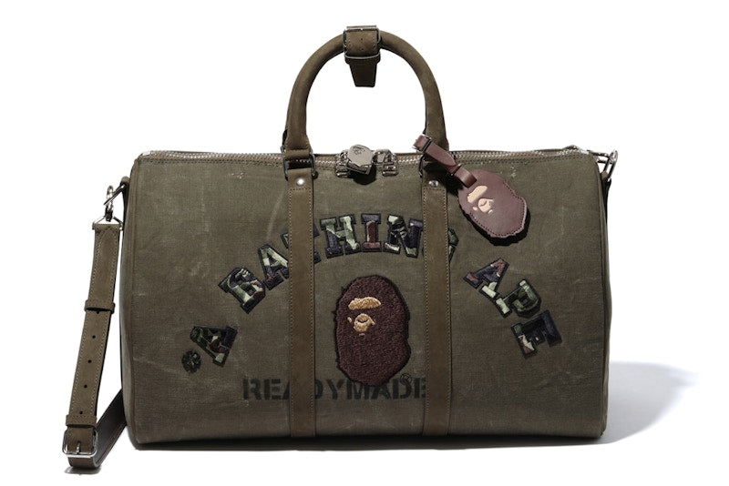 BAPE X Readymade Boston Bag Olive