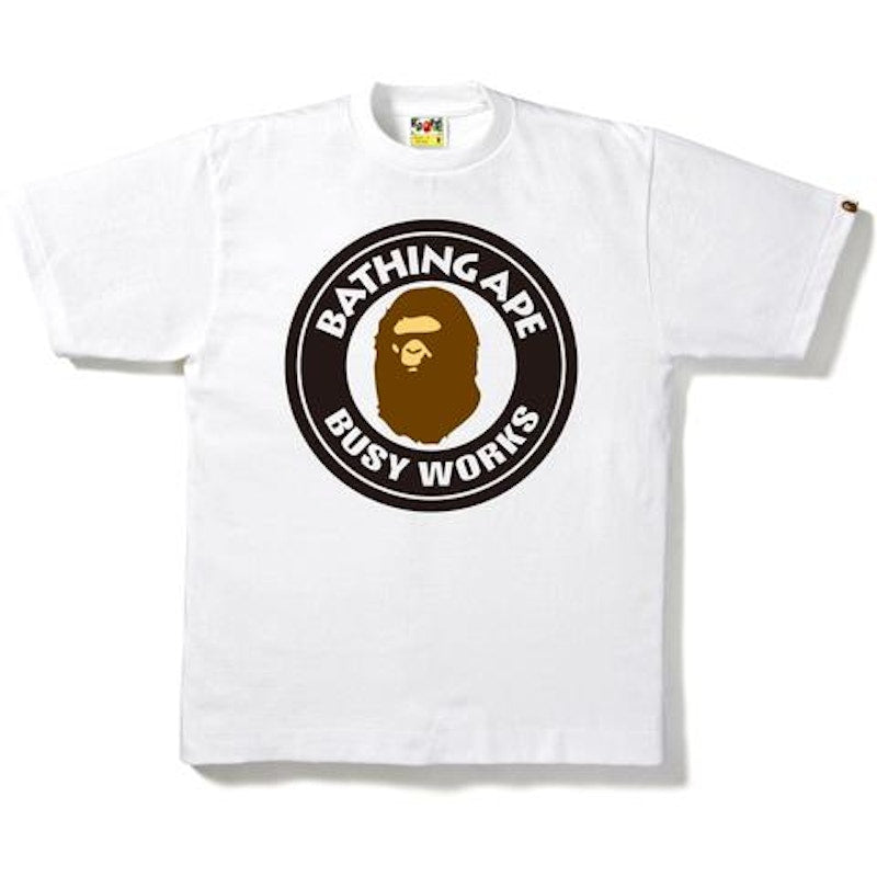 BAPE Busy Works Tee Tee White