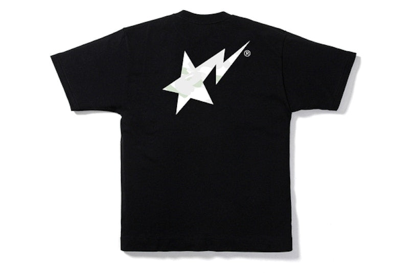 BAPE City Camo Bapesta Tee Black