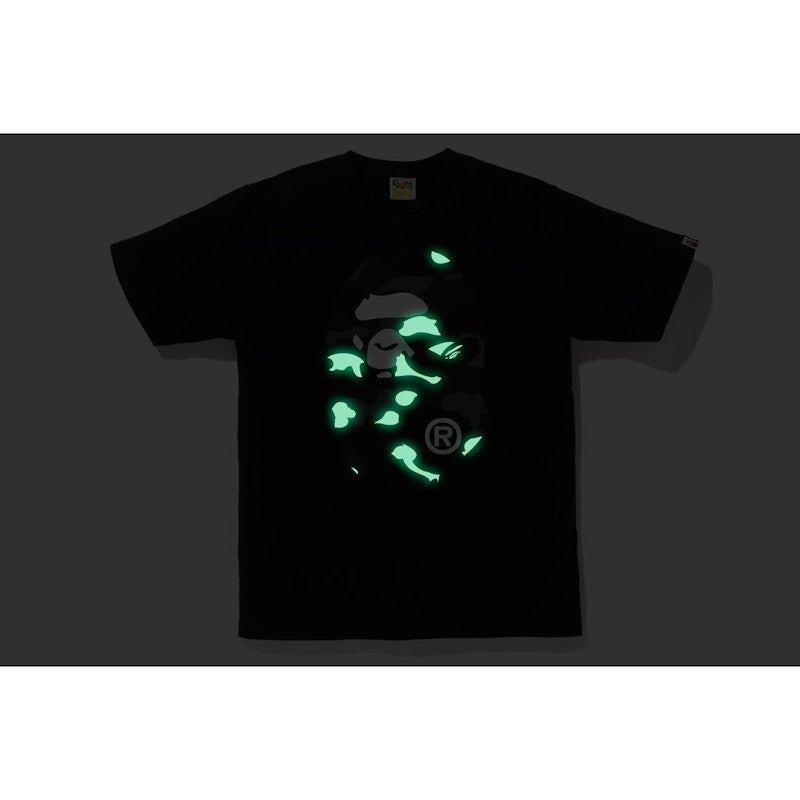 BAPE City Camo Big Ape Head Tee Black/Black