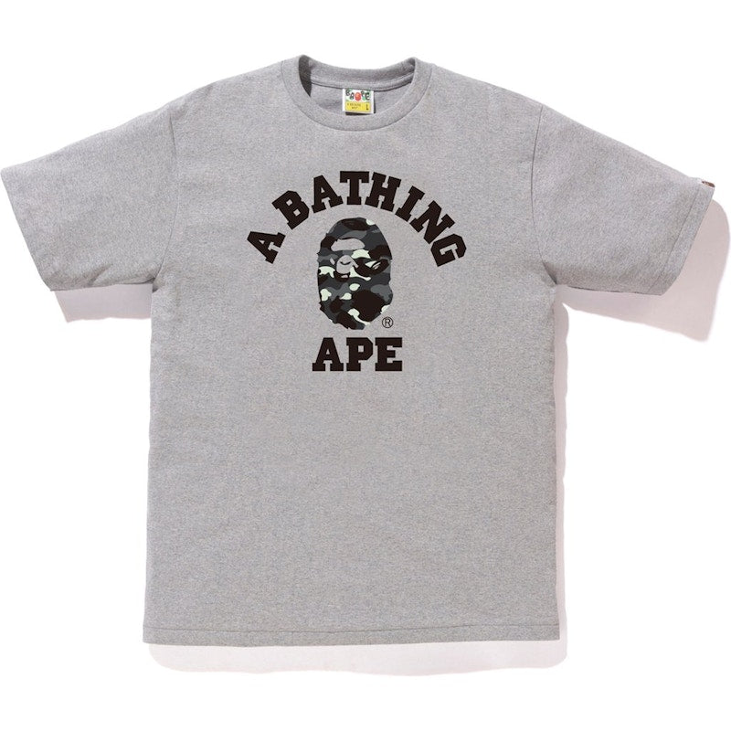 BAPE City Camo College Tee Grey/Black