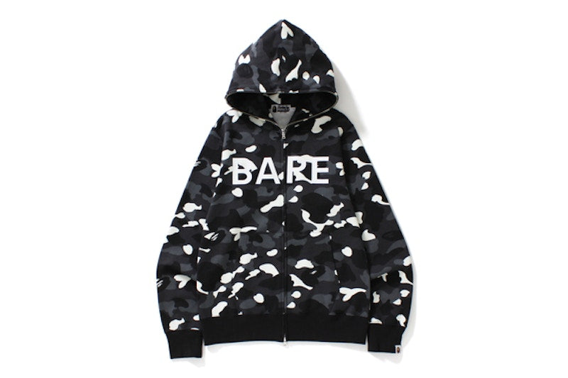 BAPE City Camo Full Zip Hoodie Black