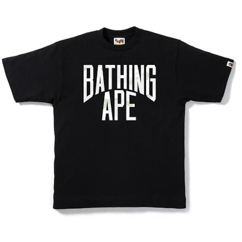 BAPE City Camo NYC Logo Tee Black/White