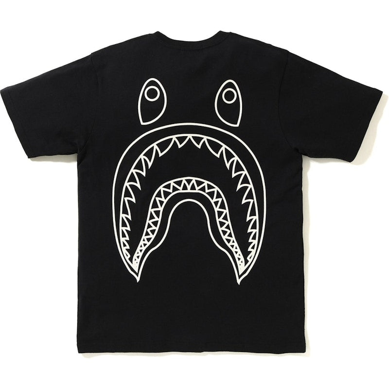 BAPE City Camo Pocket Shark Tee Black