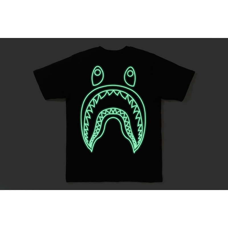 BAPE City Camo Pocket Shark Tee Black