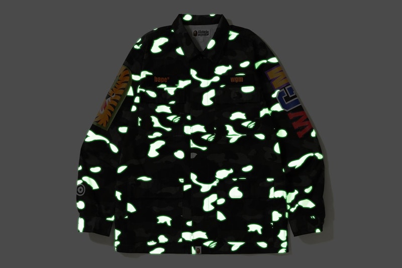 BAPE City Camo Shark Army Shirt Black
