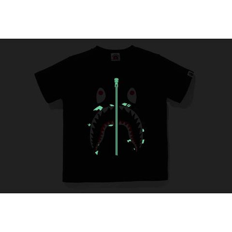 BAPE City Camo Shark Tee Tee (Kids) Black/Black